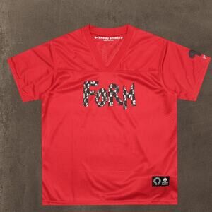 Chrome Hearts Women's Red Short Sleeve